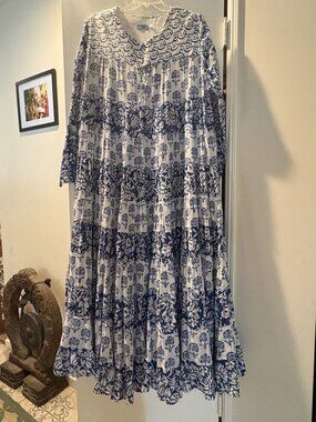 Beautiful Orient 499 Spring-Summer midi-maxi lightweight cotton dress